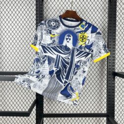 Brazil 2025-26 Blue and white Jersey