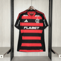 2025-26 Flamengo Home FLABET All Sponsors