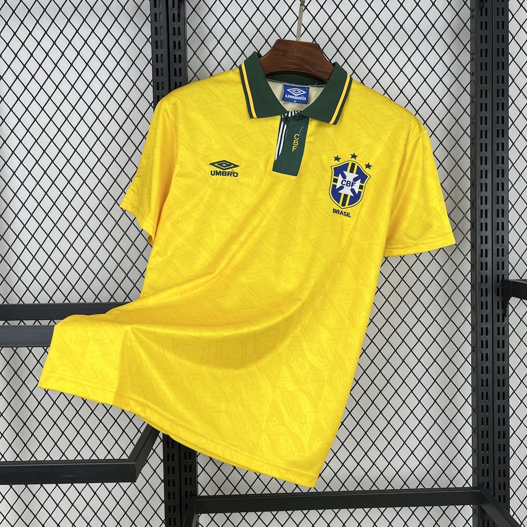 Brazil 1991-93 Home Retro Jersey Brazil 1991-93 Home Retro Jersey