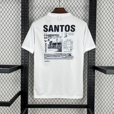 624257ab Santos 2025-26 Concentração Umbro Masculina Jersey