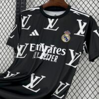 Real Madrid 2025-26 Louis Vuitton Joint Edition Black Jersey