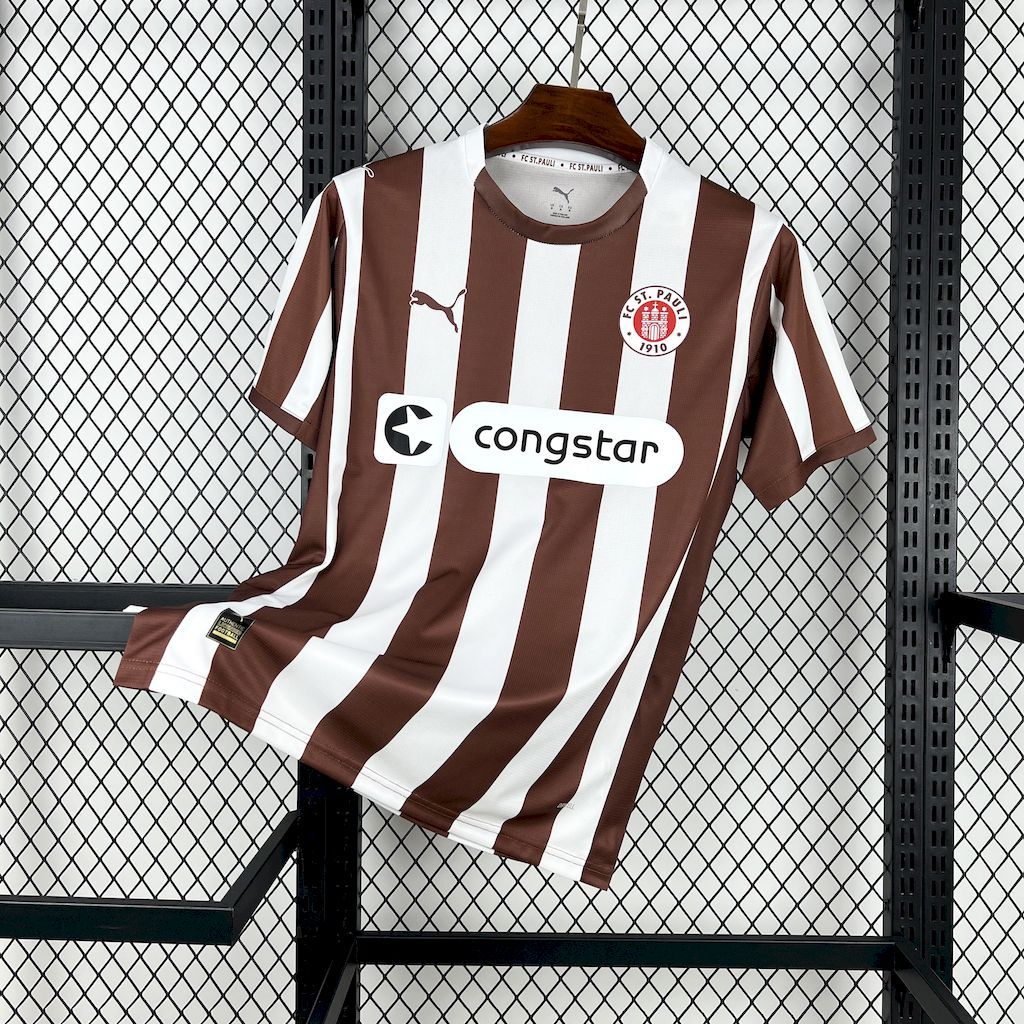 FC St. Pauli 2025-26 Home Jersey FC St. Pauli 2025-26 Home Jersey