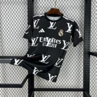 Real Madrid 2025-26 Louis Vuitton Joint Edition Black Jersey
