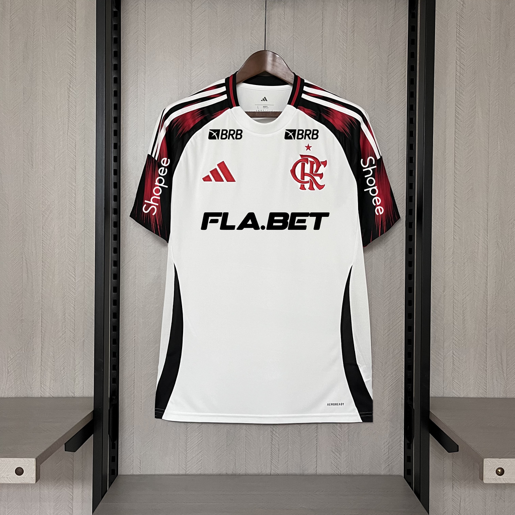 2025-26 Flamengo Away FLA.BET All Sponsors