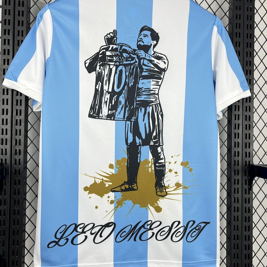 Argentina 202425 Adidas 50th Anniversary Messi Jersey