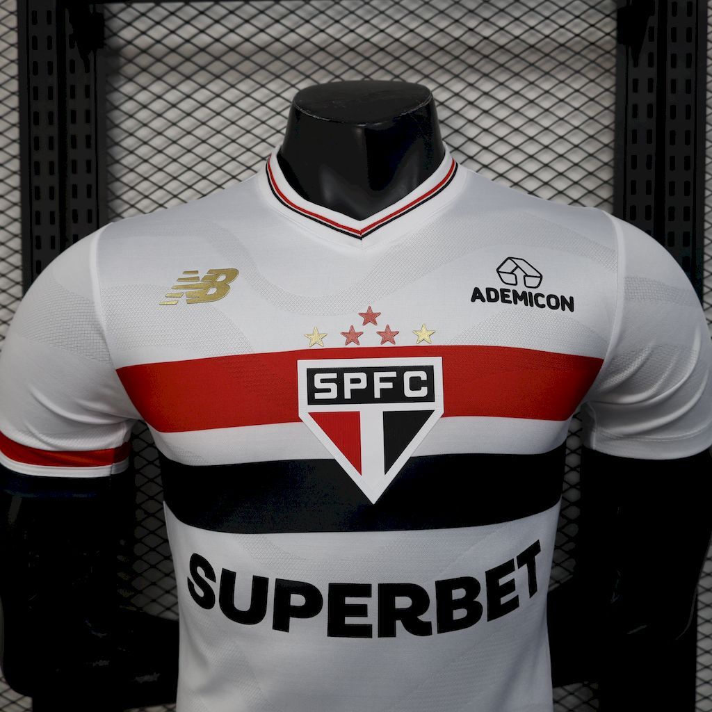 6c05888c6dfc4be5a09d8f257bf83e57 Sao Paulo 2025-26 Home Jersey Player Version