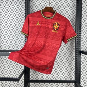 Brazil 2025 26 Jordan Red Special Edition Jersey