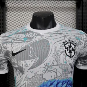 Brazil 2025 26 White Parrot Edition Jersey Player Version