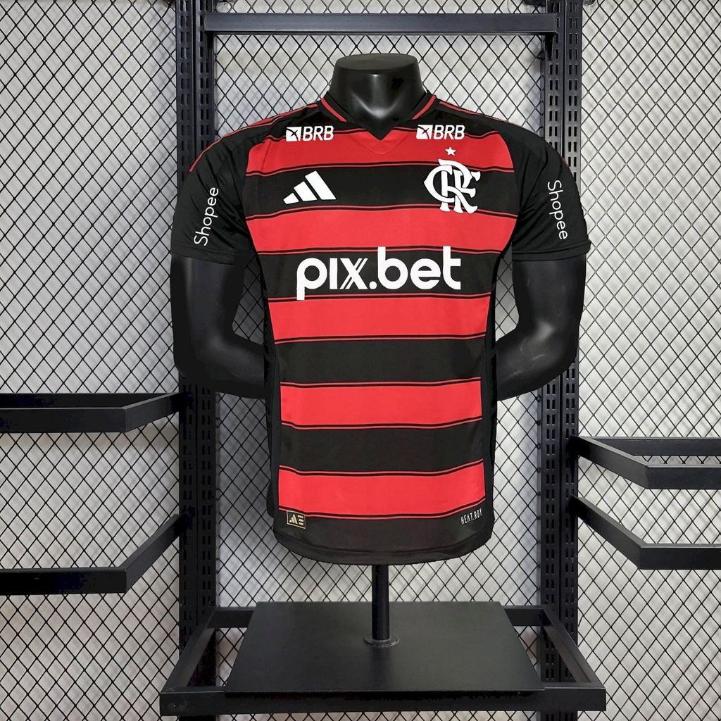 Flamengo 2025-26 Home Jersey Player Version