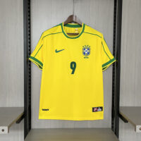 72faa33b225741eabbd23507577dd83b Retro Brazil 1998 Home Jersey