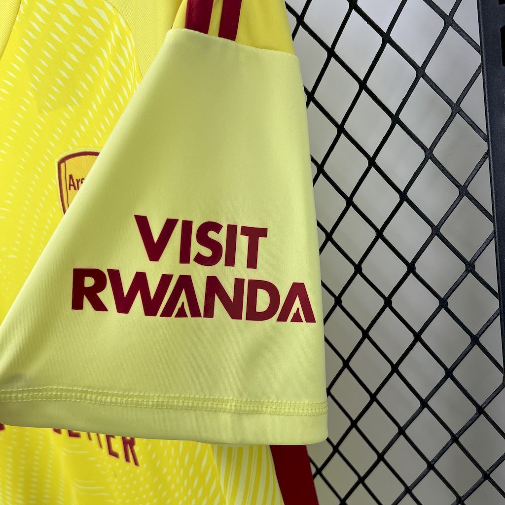 Arsenal 2025-26 Yellow goalkeeper Jersey