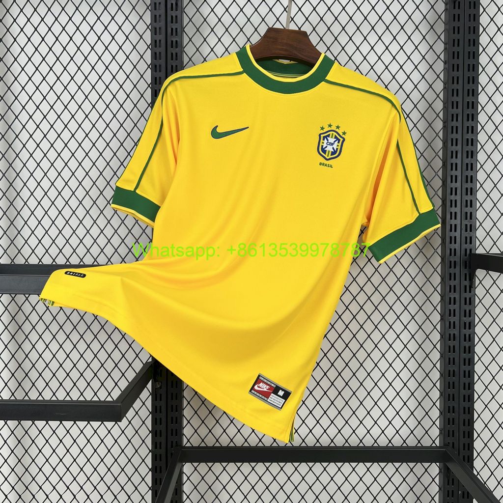 Brazil 1998 Home Retro Jersey Brazil 1998 Home Retro Jersey