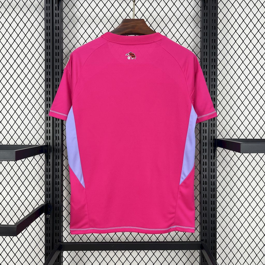 Flamengo 2025-26 Pink goalkeeper uniform Jersey