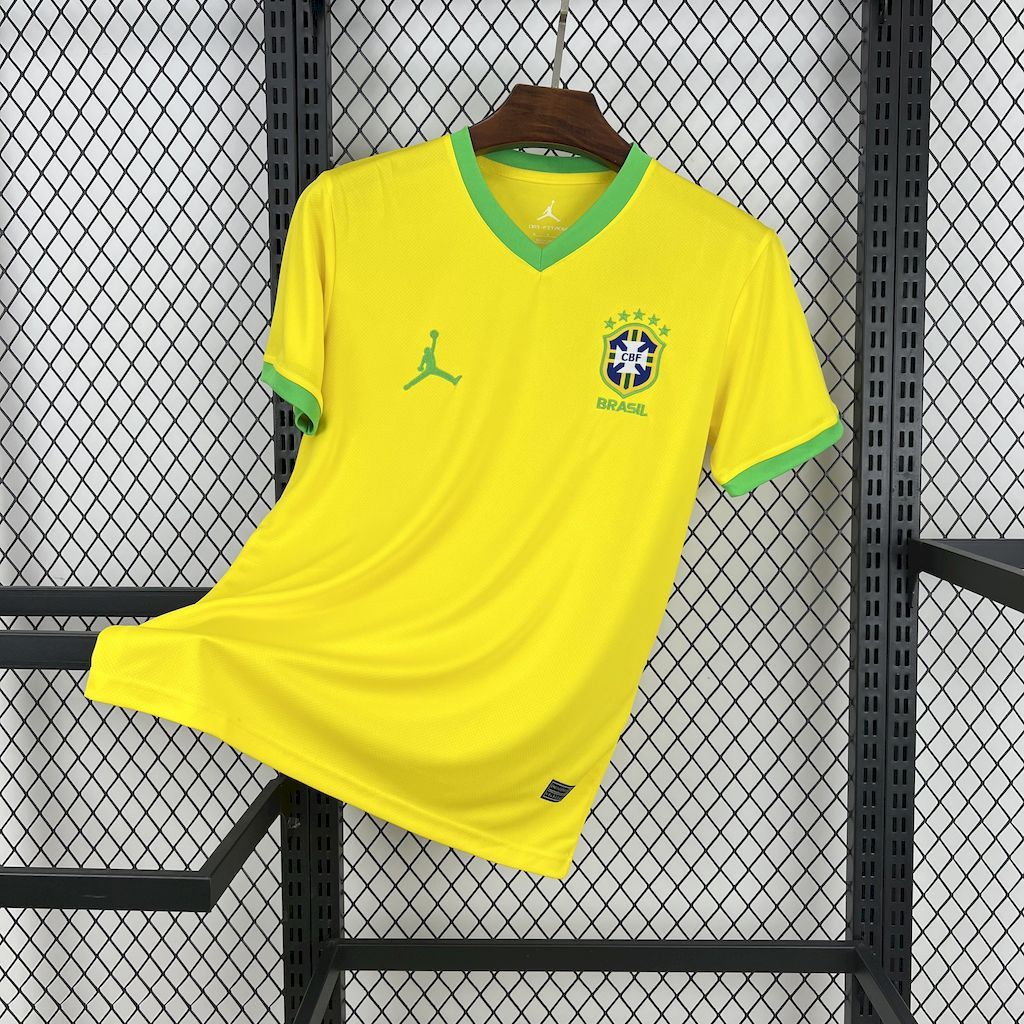 Brazil 2025-26 Jordan Yellow Special Edition Jersey Brazil 2025-26 Jordan Yellow Special Edition Jersey