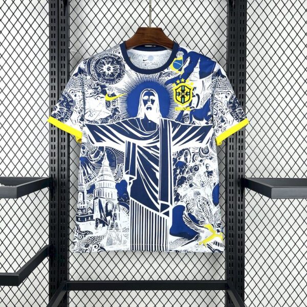 Brazil 2025 26 Blue and white Jersey