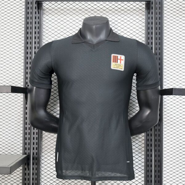 AC Milan 2024-25 125th Black goalkeeper Retro Jersey Player Version - Image 2