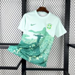 Brazil 2025-26 Green and white Jersey