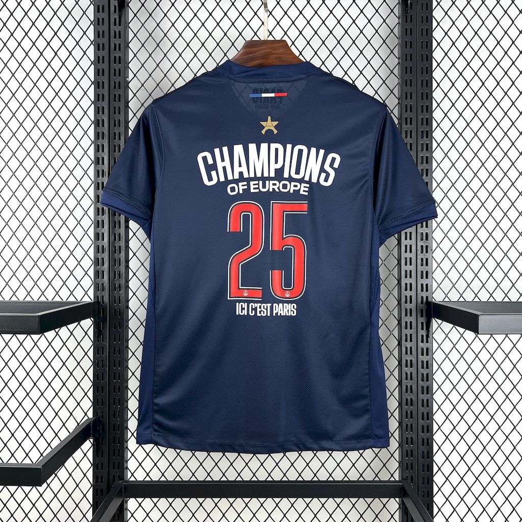 Paris Saint-Germain 2024-25 Home Champions League Winner Jersey