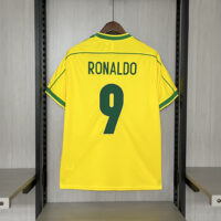 79fe45a5a71e48ad8522ba006e8a8423 Retro Brazil 1998 Home Jersey