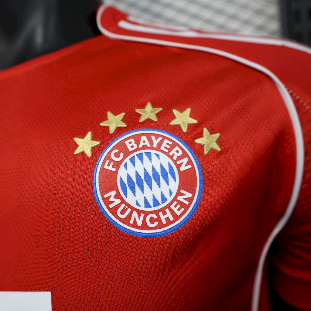 Bayern Munich 2025-26 Home Jersey Player Version