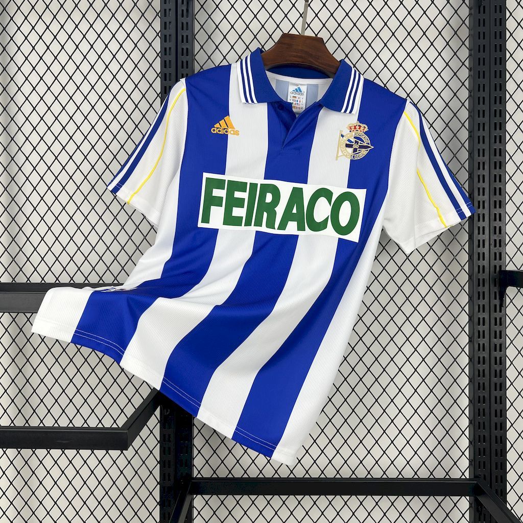 Deportivo de La Coruna 1999-00 Home Retro Jersey Deportivo de La Coruna 1999-00 Home Retro Jersey