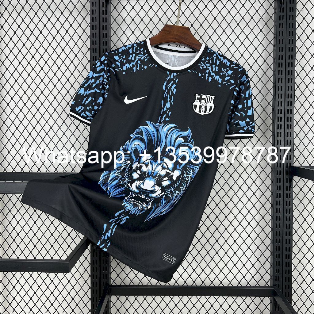 Barcelona 202425 Black Lion Jersey Barcelona 202425 Black Lion Jersey