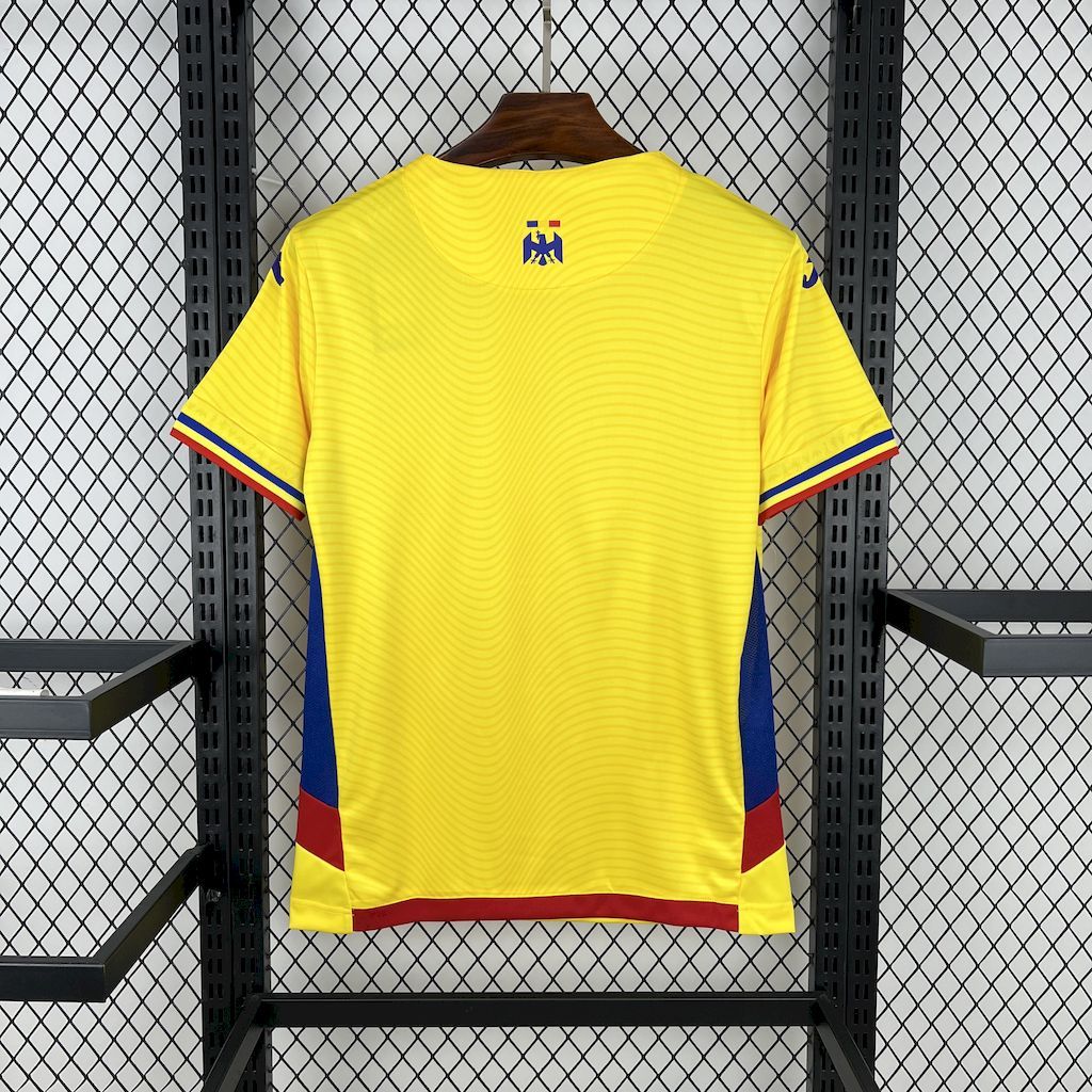 7ca917b68bc74f7b9bd63c9686782463 Romania 2025-26 Home Jersey