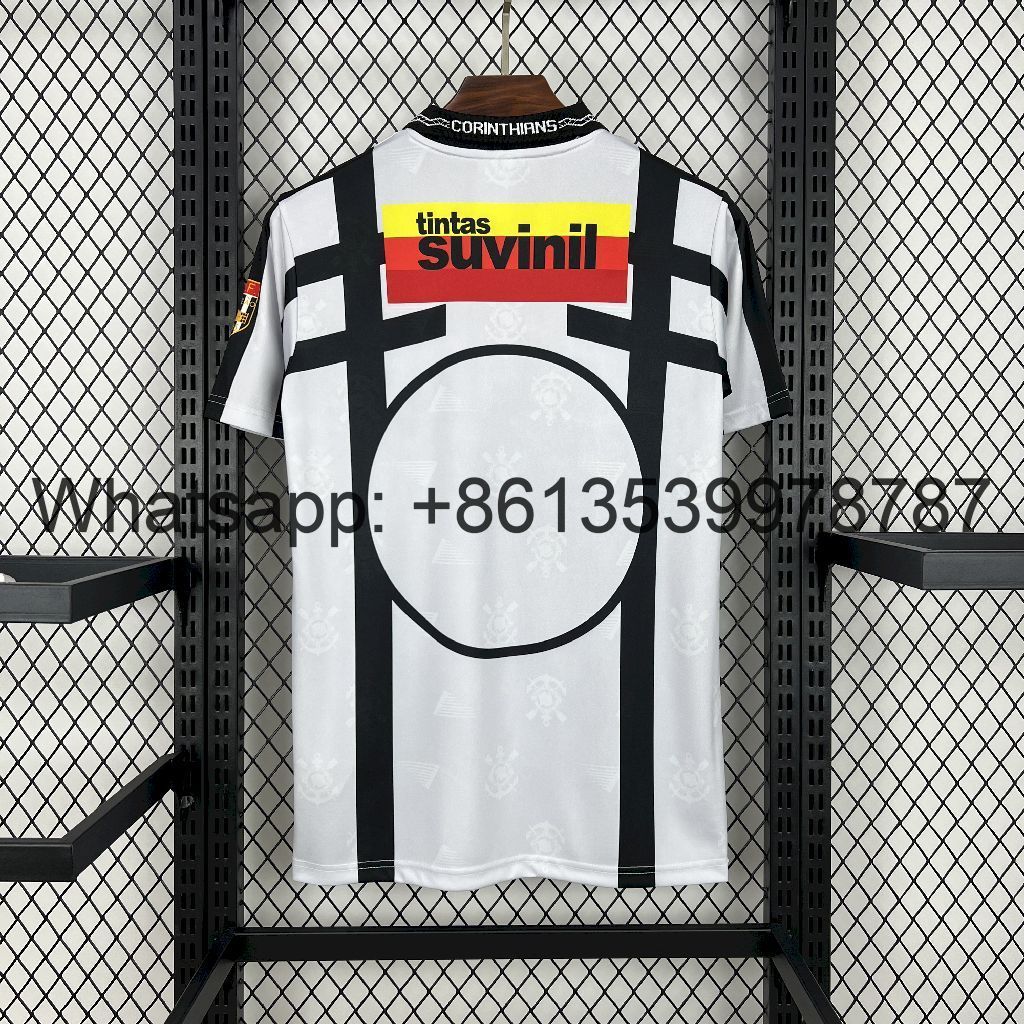7cbb25fa64eb46cb8b15f6928ab7e2be Corinthians 1995-96 Home Retro Jersey