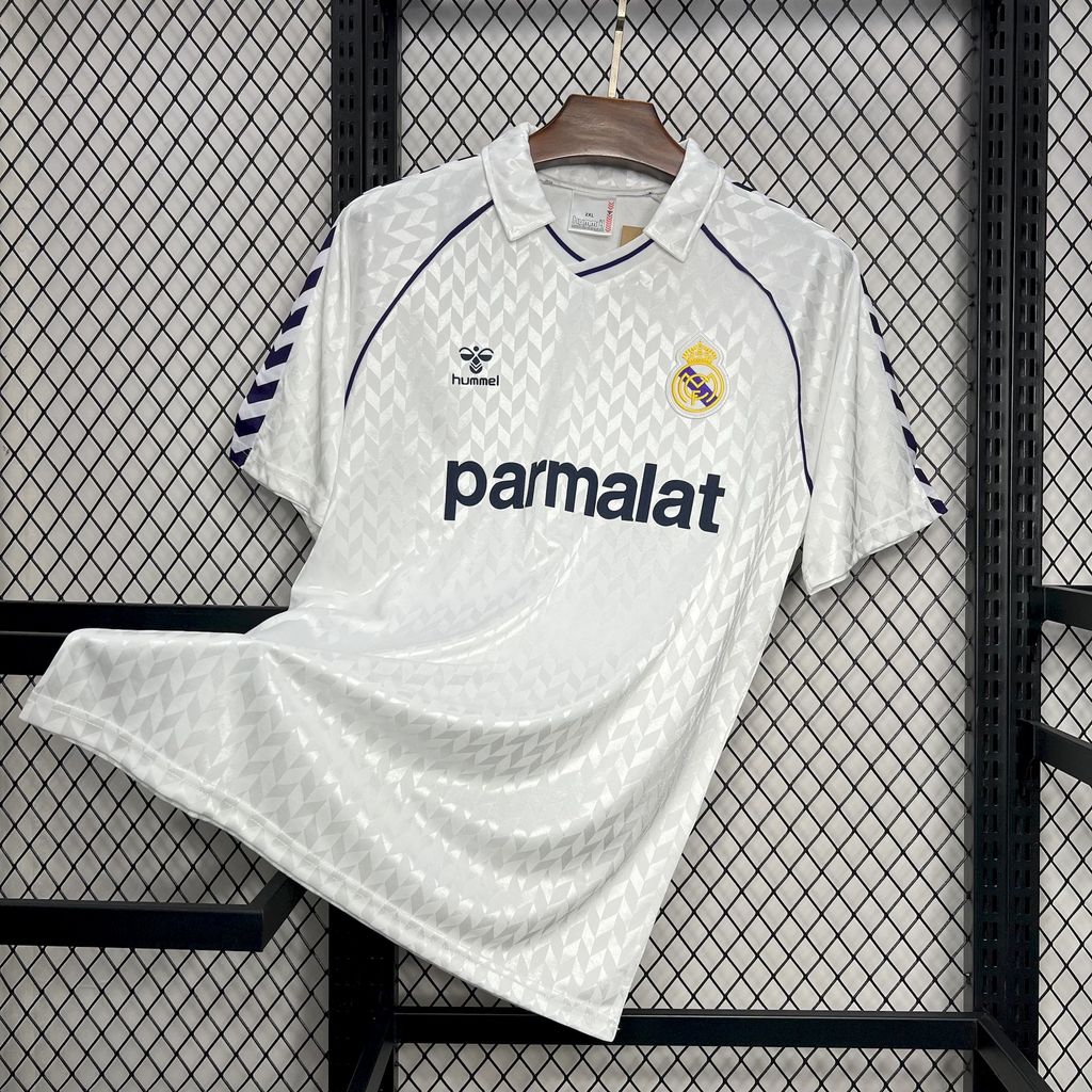 Real Madrid 1988-89 Home Retro Jersey Real Madrid 1988-89 Home Retro Jersey
