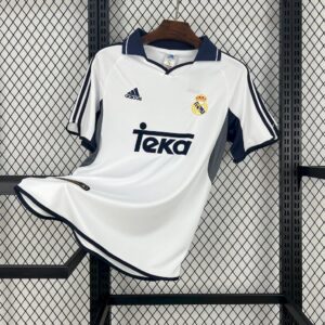 Real Madrid 2000-01 Home Retro Jersey