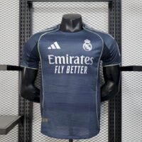 Real Madrid 2025-26 Away Jersey Player Version