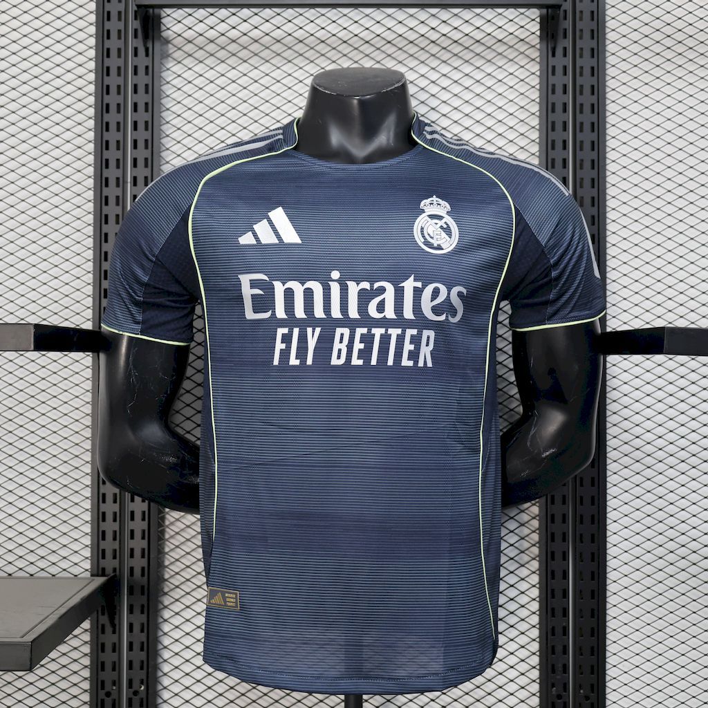 Real Madrid 2025-26 Away Jersey Player Version