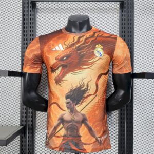 Real Madrid 2025 26 Nezha Dragon Version Jersey Player Version