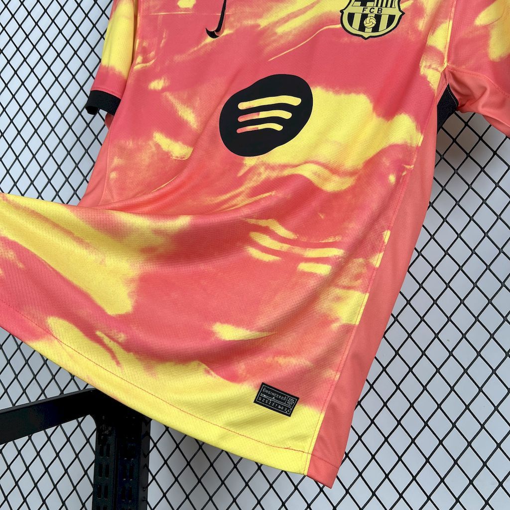 Barcelona 2025-26 Orange pre-match training Jersey