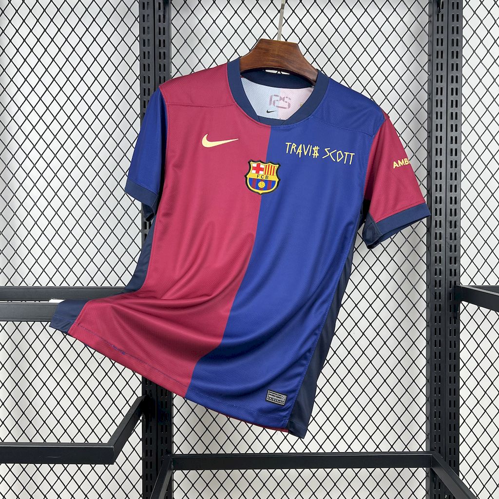 Barcelona 2024-25 Home Travis Scott Special Jersey Barcelona 2024-25 Home Travis Scott Special Jersey