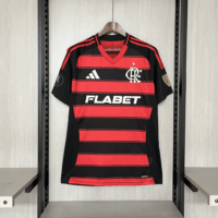 2025-26 Flamengo Home FLABET All Sponsors