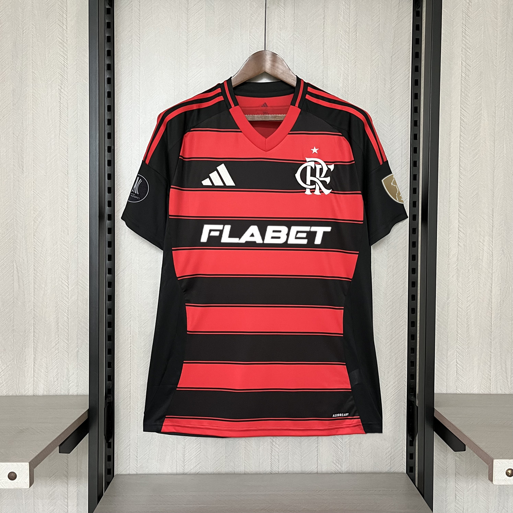 2025-26 Flamengo Home FLABET All Sponsors