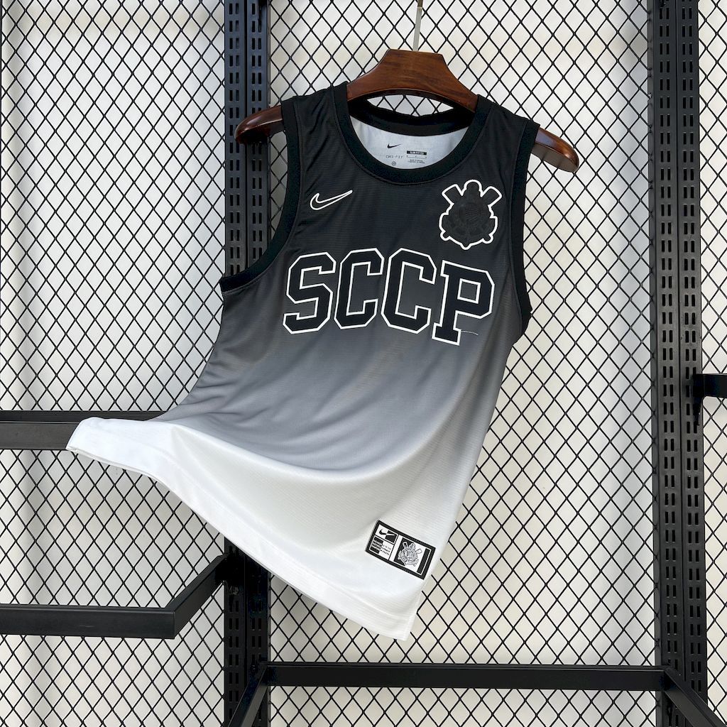 Corinthians 2025-26 Basketball Tank Top Jersey Corinthians 2025-26 Basketball Tank Top Jersey