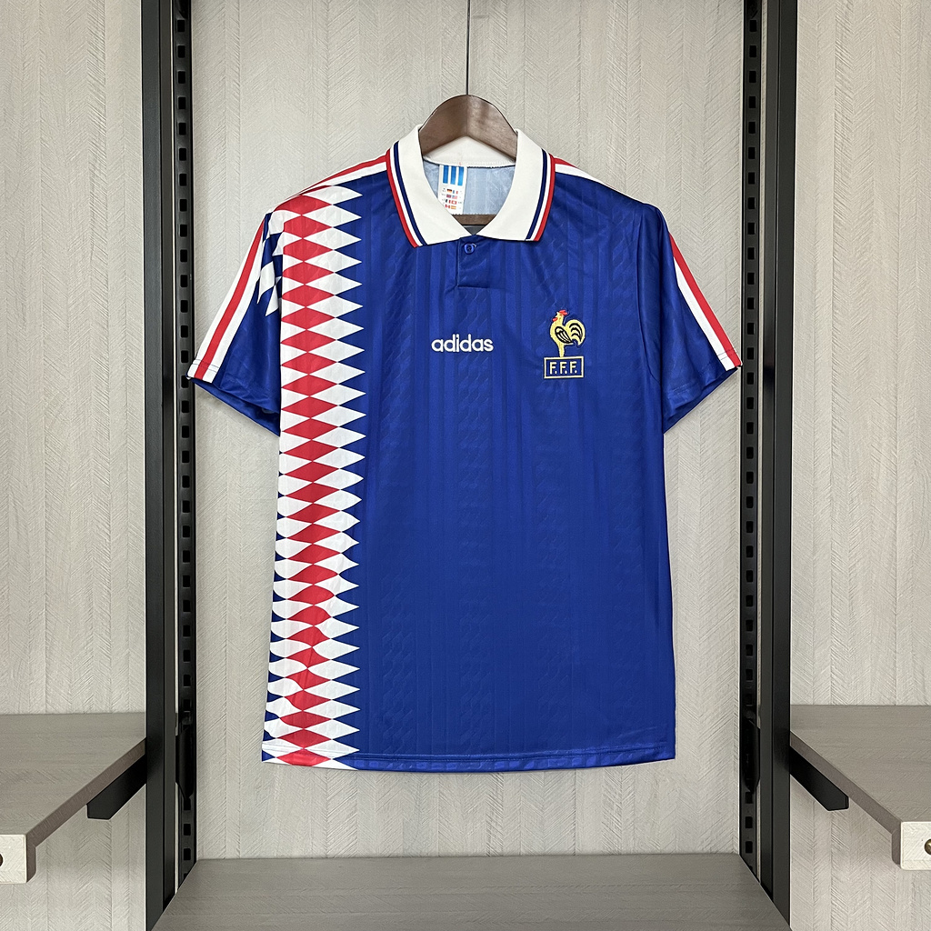 Retro France 1994-95 home jersey Retro France 1994-95 home jersey