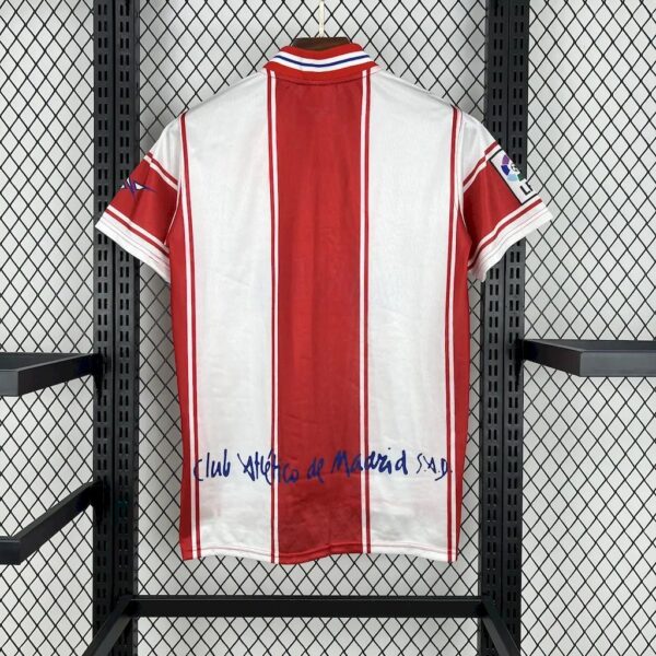 Atletico Madrid 1999-00 Home Retro Jersey - Image 3
