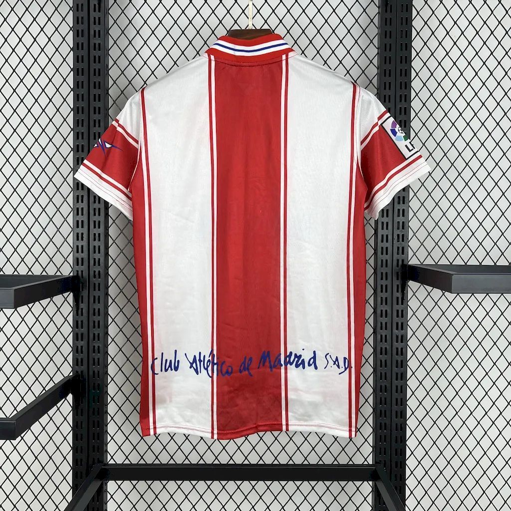 Atletico Madrid 1999-00 Home Retro Jersey