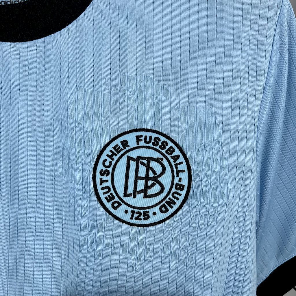 8782440e112a474dbae3c7a3df74382e Germany 2025-26 125th Anniversary Blue Jersey