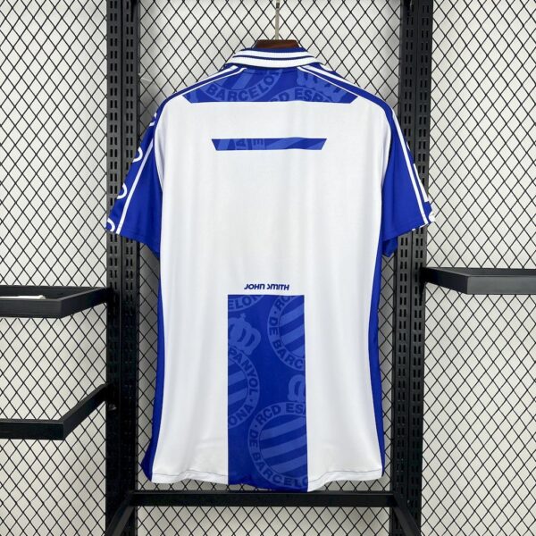 RCD Espanyol 1999-00 Home Retro Jersey - Image 3