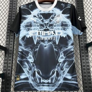 Manchester City 2025 26 Black and blue concept version Jersey