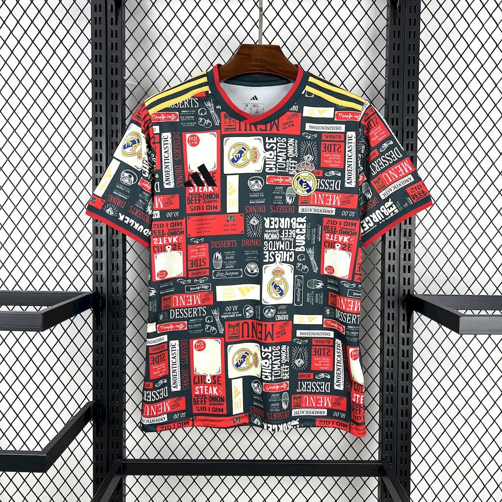 Real Madrid 2025-26 Doodle board Jersey
