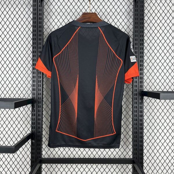 Barcelona 2025 26 black orange special edition Jersey (With Champions League)