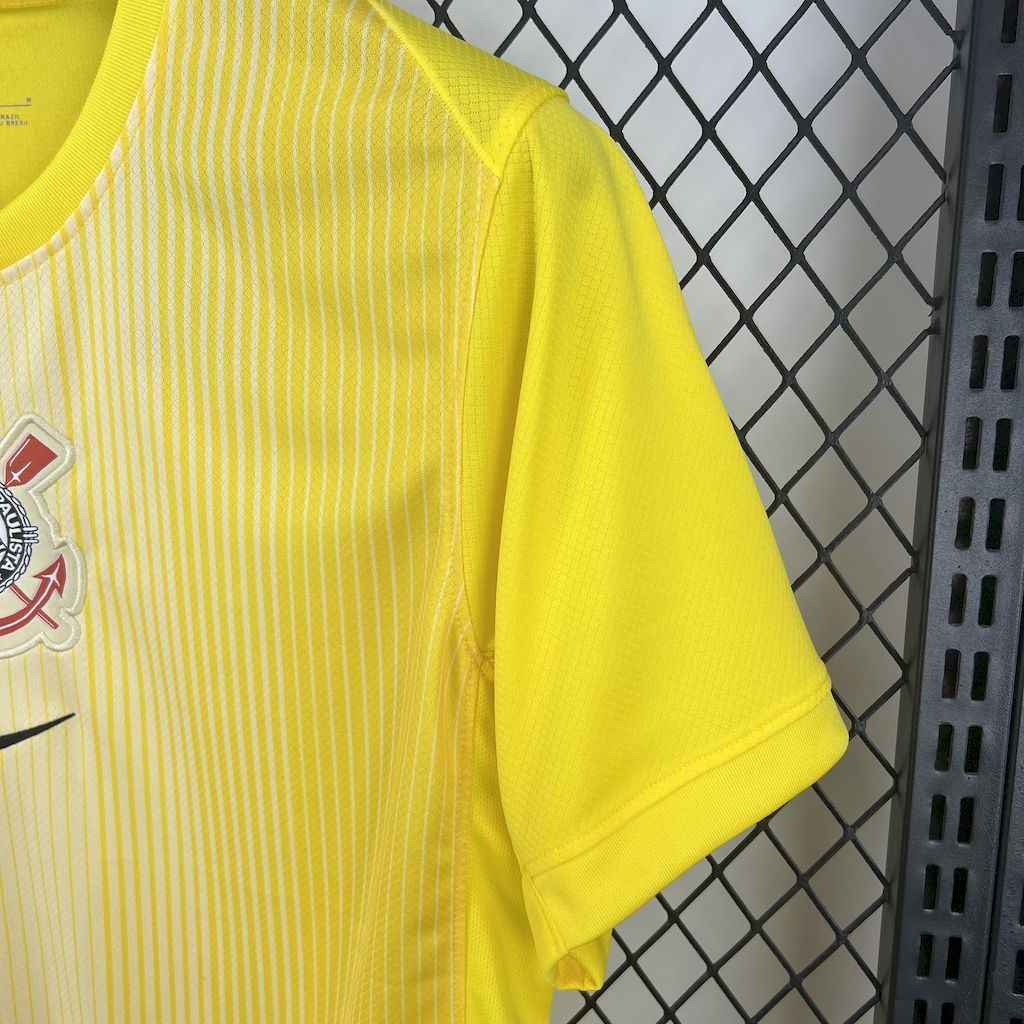 8d2fe14a51214c80806c4264f8c75b9e Corinthians 2025-26 Yellow goalkeeper Jersey