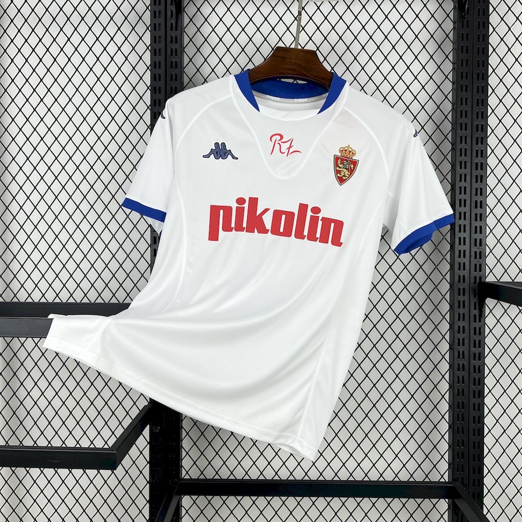 Real Zaragoza 2001-02 Home Retro Jersey
