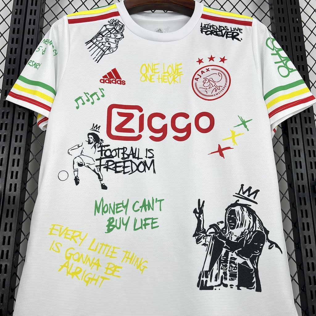 Ajax 2025-26 Amsterdam Bob Marley 40th Jersey