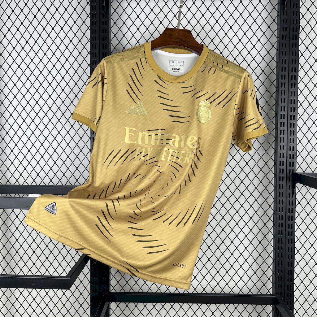 Real Madrid 2025-26 Training Gold Jersey